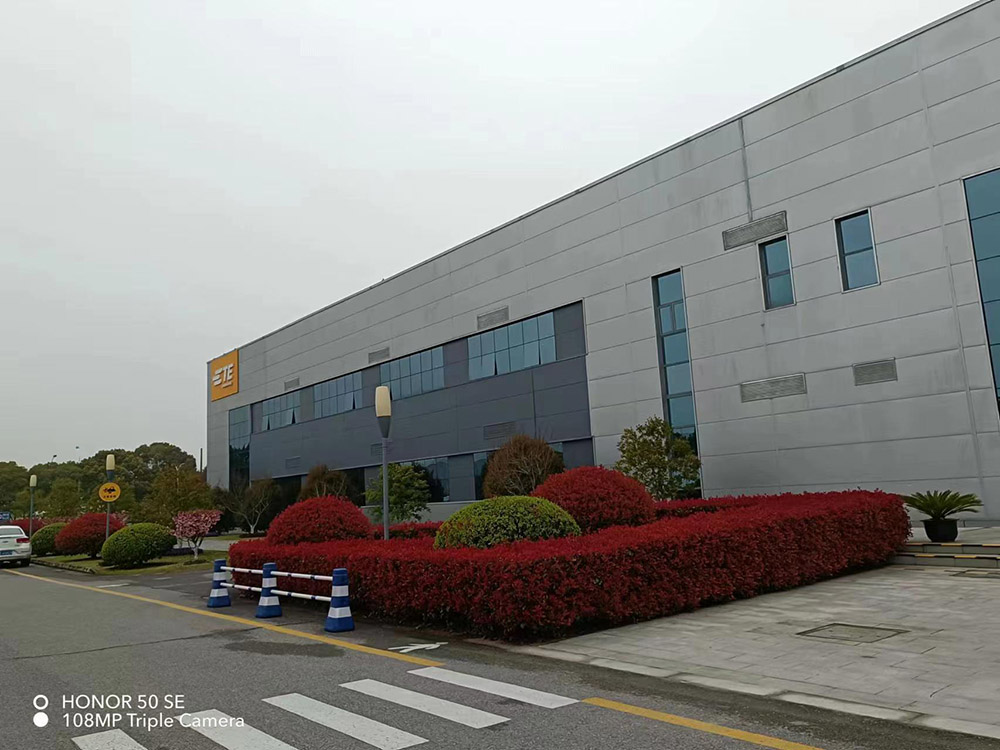 泰科電子廠區(qū)大廳兩側(cè)景觀